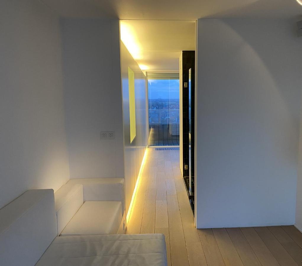 Apartament Penthouse Sea-Loft Blankenberge, Uniek Zeezicht, Luxeloft Met 40M2 Terras! Zewnętrze zdjęcie
